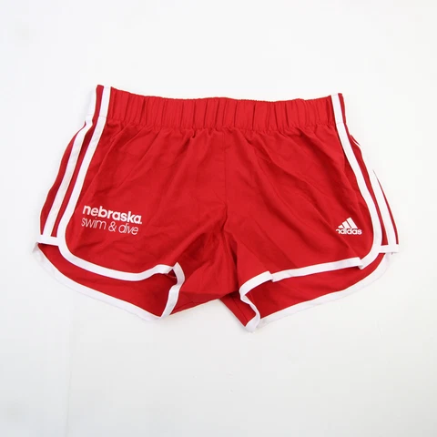Nebraska Cornhuskers adidas Climalite Running Short Men's Red New Cover