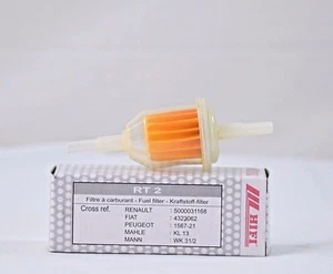 FUEL FILTER RT2  for CLUB CAR with part # 7-02323 & YAMAHA part # JN3F456600-000 - Picture 1 of 4