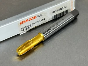 Flauta Emuge 1/8-27 NPT 2A 5, 3,97" OAL CW181400.5764 Rekord - Imagen 1 de 3