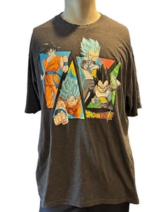 Dragon Ball Z Men's XXL Merchandise Goku Vegeta Japanese Anime Tee T-Shirt - Picture 1 of 4