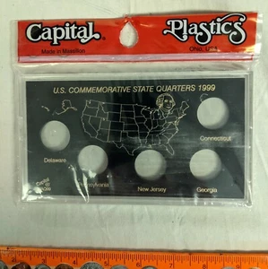 1999 Capital Plastics 5 Space Statehood Quarter Holder - Bild 1 von 3