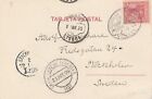DEUTSCHLAND/REICH: Versandpostkarte Argentinien über Portugal nach Schweden 1905. Arr.canc