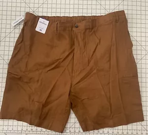 NUEVO Pantalones Cortos Grandes Para Hombre Talla 50 Roundtree & Yorke Caribe Lino Cobre Brn Precio de venta sugerido por el fabricante $80 - Imagen 1 de 6