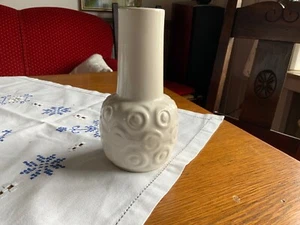 Vase Bay Keramik weiß, 18 cm hoch, Nr. 548 17 Vintage, 70er - Bild 1 von 3