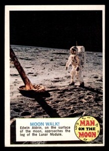 1970 Topps Man on the Moon #88 Moon Walk VG/EX *d2
