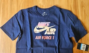 T-shirt Nike Air Force 1 blu taglia M ***NUOVA*** - Foto 1 di 3
