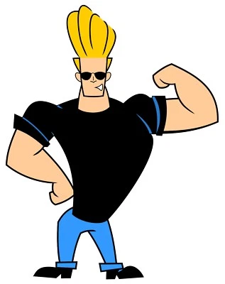 Transferencia de hierro Johnny Bravo para camiseta y otras telas de color claro #2 Foto 1 de 4