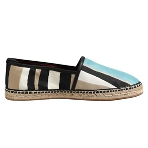 DOLCE & GABBANA Shoes Multicolor Stripes Canvas Flat Espadrille EU41 /US8 640usd - Picture 1 of 9