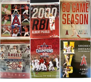 2018-2022+ OHTANI L.A. ANGELS MLB YEARBOOK SET OF 6 PROGRAMS WORLD SERIES CHAMPS - Picture 1 of 7