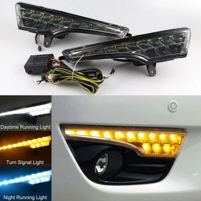 Exact Fit Switchback LED DRL Fog lamp w/Turn Signals For Nissan Altima 2013-2015 - Image 1 of 4