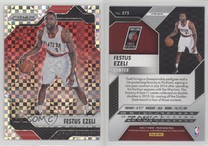 2016-17 Panini Prizm Retail Starburst Prizm Festus Ezeli #275