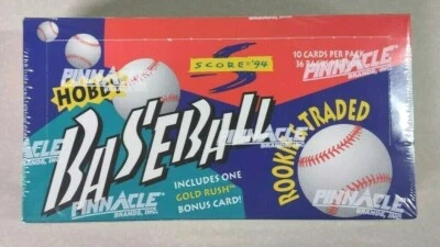 Paquete de 36 de béisbol Pinnacle Score 1994 negociado por novato hobby ¡caja sellada de fábrica! Foto 1 de 4