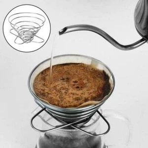 Faltbarer Kaffeefilterbecher Feder Tragbarer Mini-Kaffeefilterhalter тд B5O T6I7 - Picture 1 of 8
