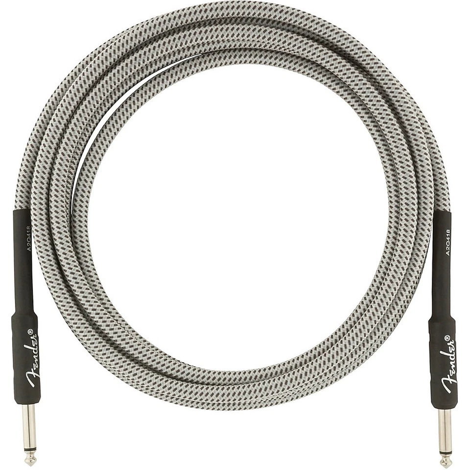 Cable de instrumento recto Fender Professional Series 10 pies tweed blanco Foto 1 de 3