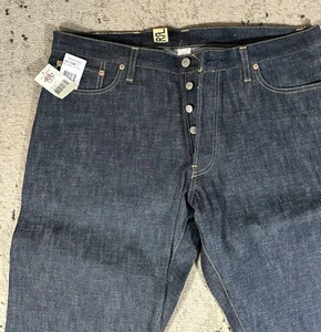 RRL Ralph Lauren Double RL RL Slim Bootcut Jeans 36x32 Selvedge Denim Raw NWT US - Picture 1 of 7