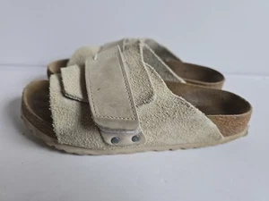 Birkenstock Kyoto Nubuck Suede Sandal (Taupe) 37/US W 6 M 4 - Picture 1 of 8