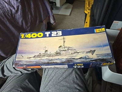 Б/у винтажный T23 Heller No Запчасти 1031 масштаб 1:400 запечатанные в пластик - Изображение 1 из 4