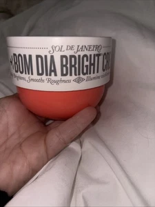 Sol De Janeiro Bom Dia Bright Cream Renewing Fruit AHAs ~ 8.1 oz 90% Full Read - Picture 1 of 4