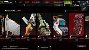 Apex Legends Account, 6 Heirloom (Wraith,Bloodhound, Horizon, Path, Loba & Bang) - Picture 1 of 5