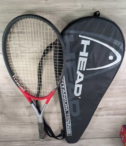 Head Ti Junior Titanium 4-1/8" Grip Tennis Racquet Black Red racket - Picture 1 of 19