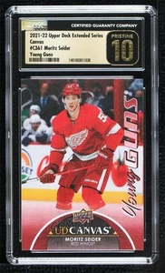 2021 Extended Series UD Canvas Young Guns Moritz Seider #C361 CGC 10 Rookie RC - Picture 1 of 3