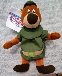 Disney Store Little John Bear Robin Hood Mini Bean Bag Plush 8” With Tags - Picture 1 of 8