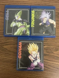 Dragon Ball Z Blu-ray Collector’s Set – Gohan, Trunks & Cell Art Covers - Picture 1 of 2
