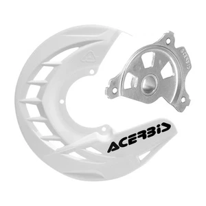 Acerbis X-Brake Front Disc Cover with Mounting Kit White For Husqvarna FC 450 - Picture 1 of 5