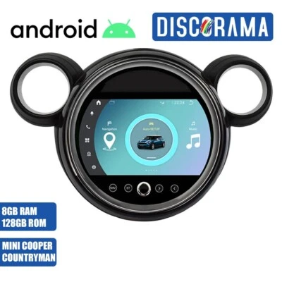 AUTORADIO ANDROID 8/128GB MINI COOPER COUNTRYMAN 2011-2016 STEREO AUTO TOUCH GPS - Immagine 1 di 4