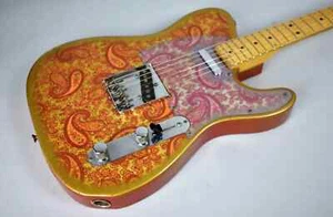 Custom Masterbuilt Wilson 1969Relic Gold Burst Pink Paisley Chitarra Elettrica - Imagen 1 de 7