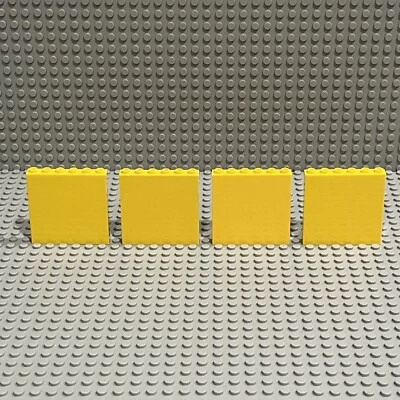 乐高黄色面板墙 1 x 6 x 5 - 59349 - 城市城堡建筑房屋 4 件装 — 第 1/2 张图片