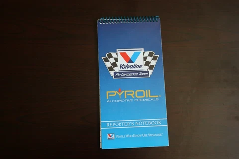 Robby Gordon 1994 CART Series Valvoline #9 - Race Notes - Media Guide - Indy Car Cover