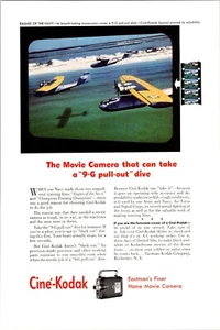 Cine Kodak Camera Print Ad WW2 Print Ad 1943 War Print Ad - Bild 1 von 1