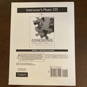 Instructor’s Music CD for Conexiones: Comunicacion y cultura, García, Dulce - Foto 1 di 2