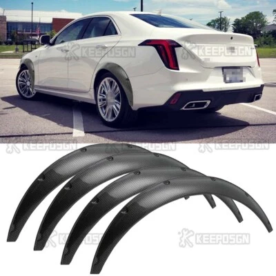 4x Kits de carrocería extra ancha para guardabarros arcos de rueda para Cadillac CT4 CT5 CTS ATS Foto 1 de 4