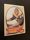 1970 Topps Football #241 Chuck Hinton EX/EX+ NC College Steelers Rookie