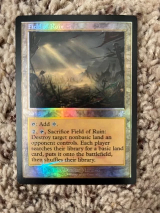 MTG- Field of Ruin x1 - Time Spiral Remastered - Retro FOIL - Image 1 of 1