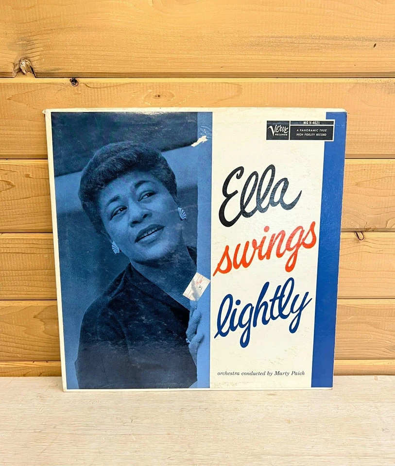 Ella Fitzgerald Ella Swings Lightly Jazz Vintage Verve Record 33 RPM 12" LP 1959 Foto 1 de 1
