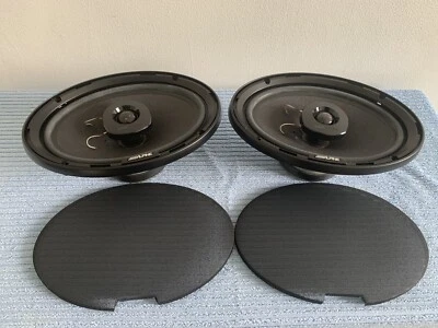 Vintage Alpine 6963Hx 6x9 150w Strontium 2-Wege Lautsprecher Seidenkuppel Hochtöner 7909 - Bild 1 von 4