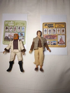 Vtg Mego 1974 8" Peter Burke & Dr. Zaius figures - Picture 1 of 9