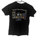 Minecraft Boys Periodic Table T Shirt Youth Size Small 6-8 Short Sleeve Black