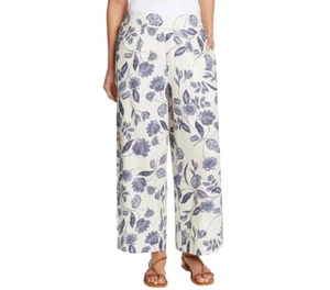Ella Moss Ladies' Linen Blend Pant, Multi, Small - Picture 1 of 3