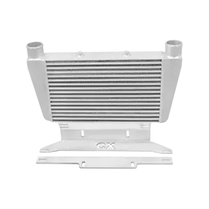 CXRacing Aluminum Intercooler + Mounting Brackets For 84-91 BMW 3-Series E30 - Foto 1 di 9