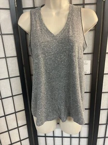 SO JUNIOR KNOT TOP X-Small TANK Grey NWT - Picture 1 of 5