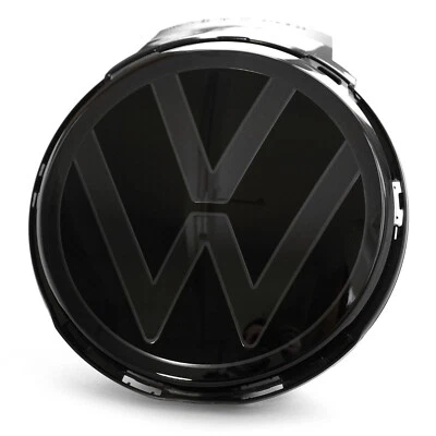 Original VW Golf 8 VW Emblema R Black Edition iluminado delantero parrilla logotipo - Imagen 1 de 4