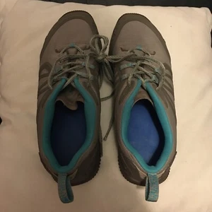 Merrell Aluminum Womens Size 10 Gray/Turquoise Casual Running Trail Shoes. - Picture 1 of 4