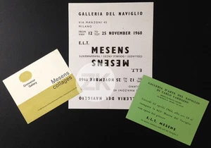 E. L. T. MESENS Collage SURREALISM BELGE Naviglio Jakowski Docs 1960/61/65 - Picture 1 of 1