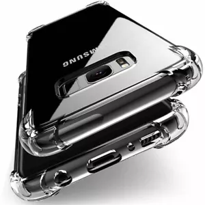 Shockproof Tough Gel Clear Case Cover for Samsung Galaxy S7 S8 S9 Plus S10 J2 J5 - Picture 1 of 28