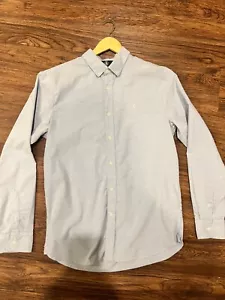 Mens Volcom Light Blue Cotton Shirt Large - Picture 1 of 5