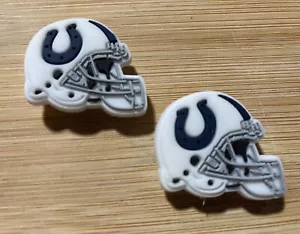 Casco de fútbol americano NFL Indianapolis Colts para zapatos de cocodrilo dijes Jibbitz - 2 piezas - Imagen 1 de 1